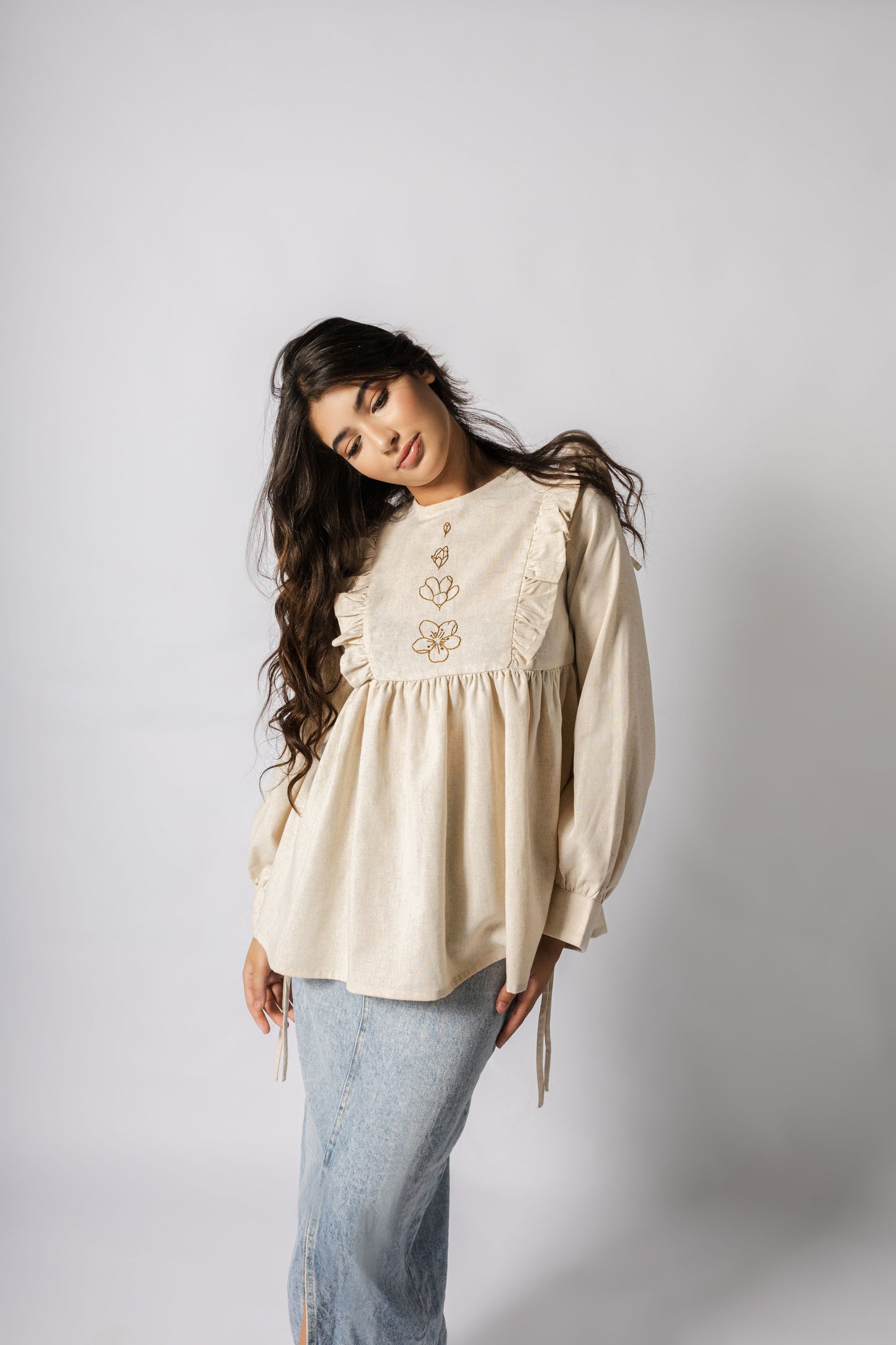 Blouse Jasmin Brodée