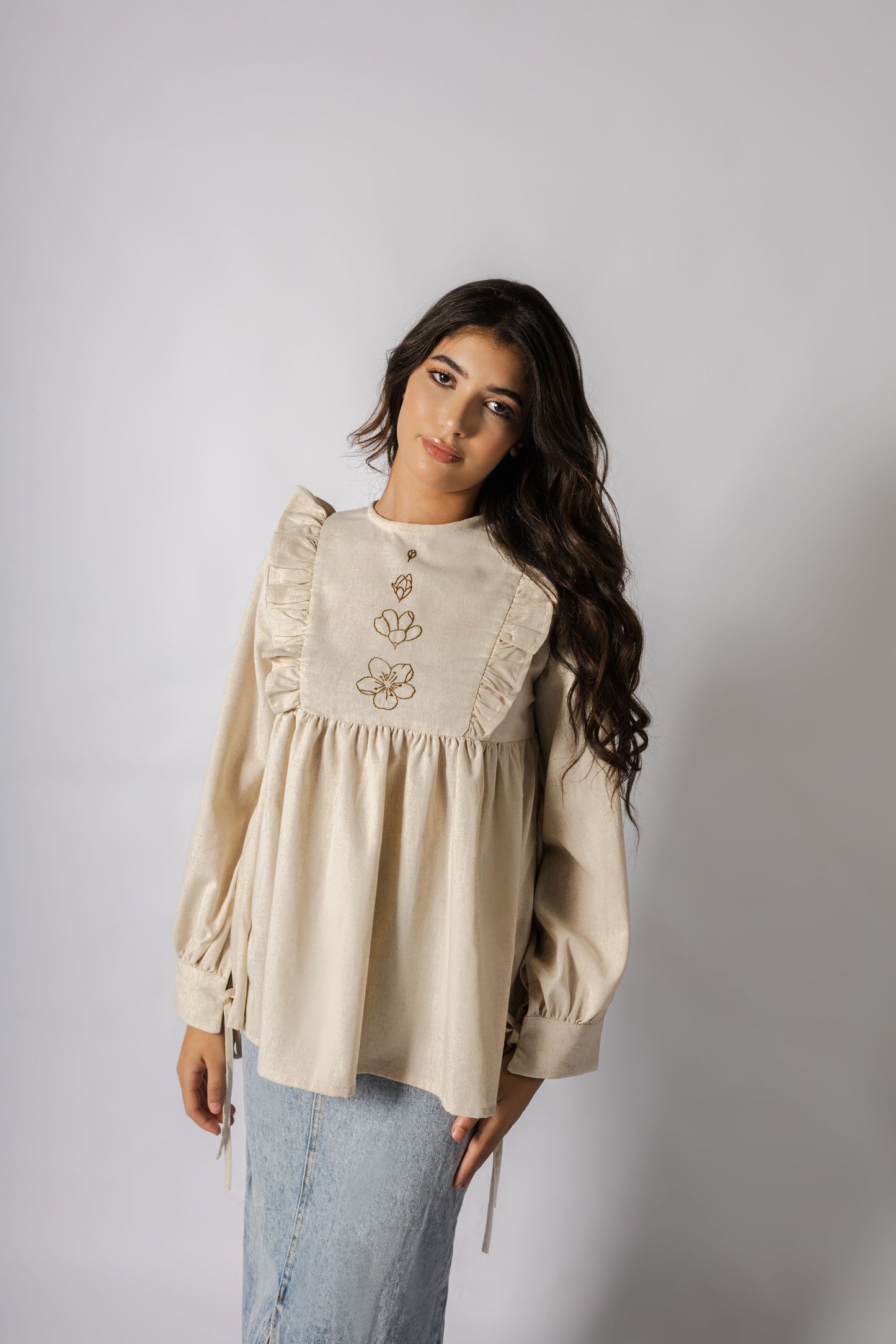 Blouse Jasmin Brodée